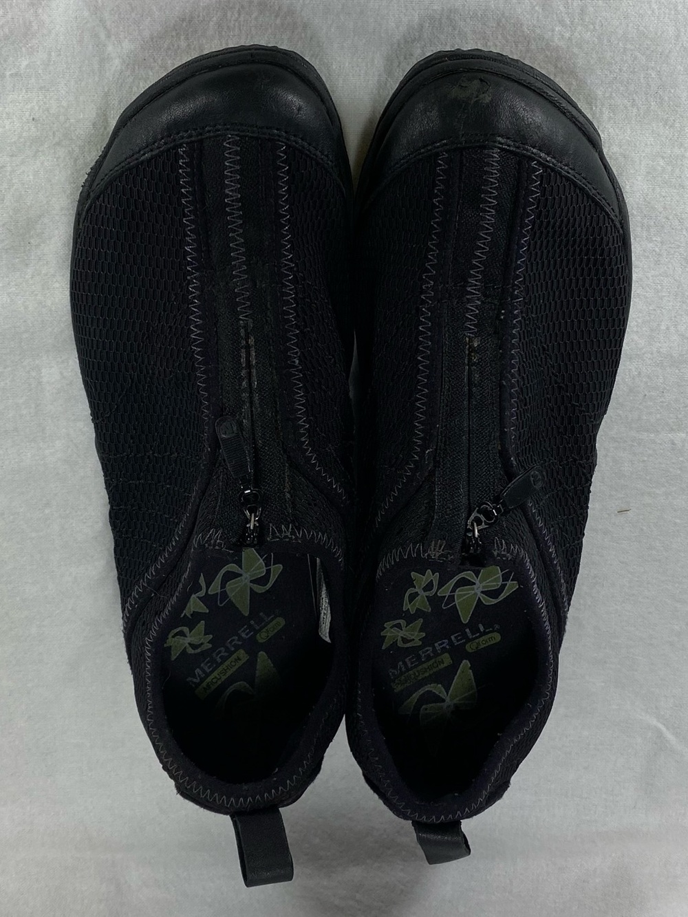 Merrell Women's Black Slip-On Mesh Sneakers